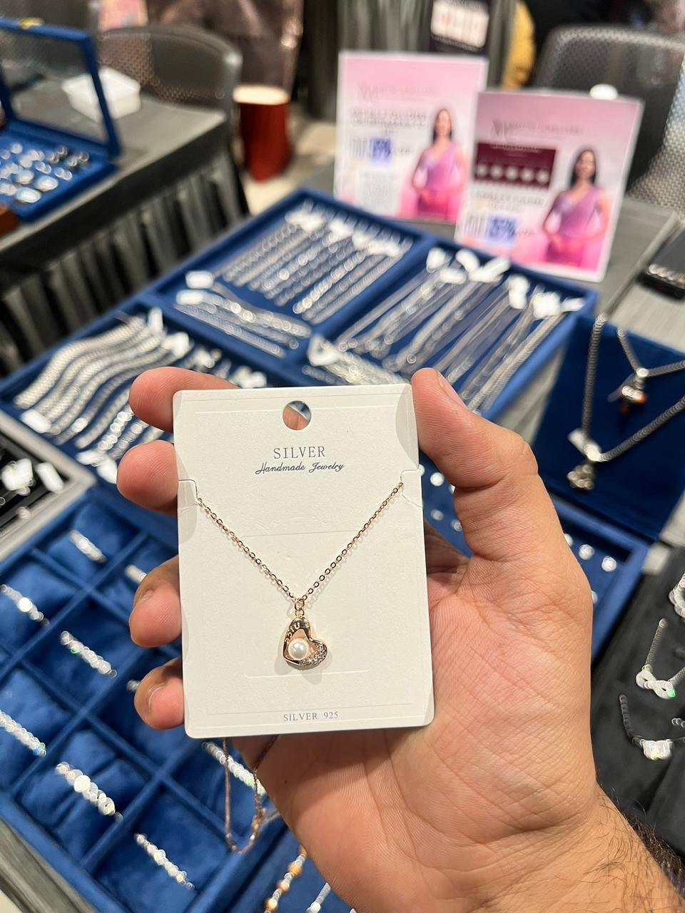 Silver Girls Chain Pendant - 925 Silver - Mittal Jewellers