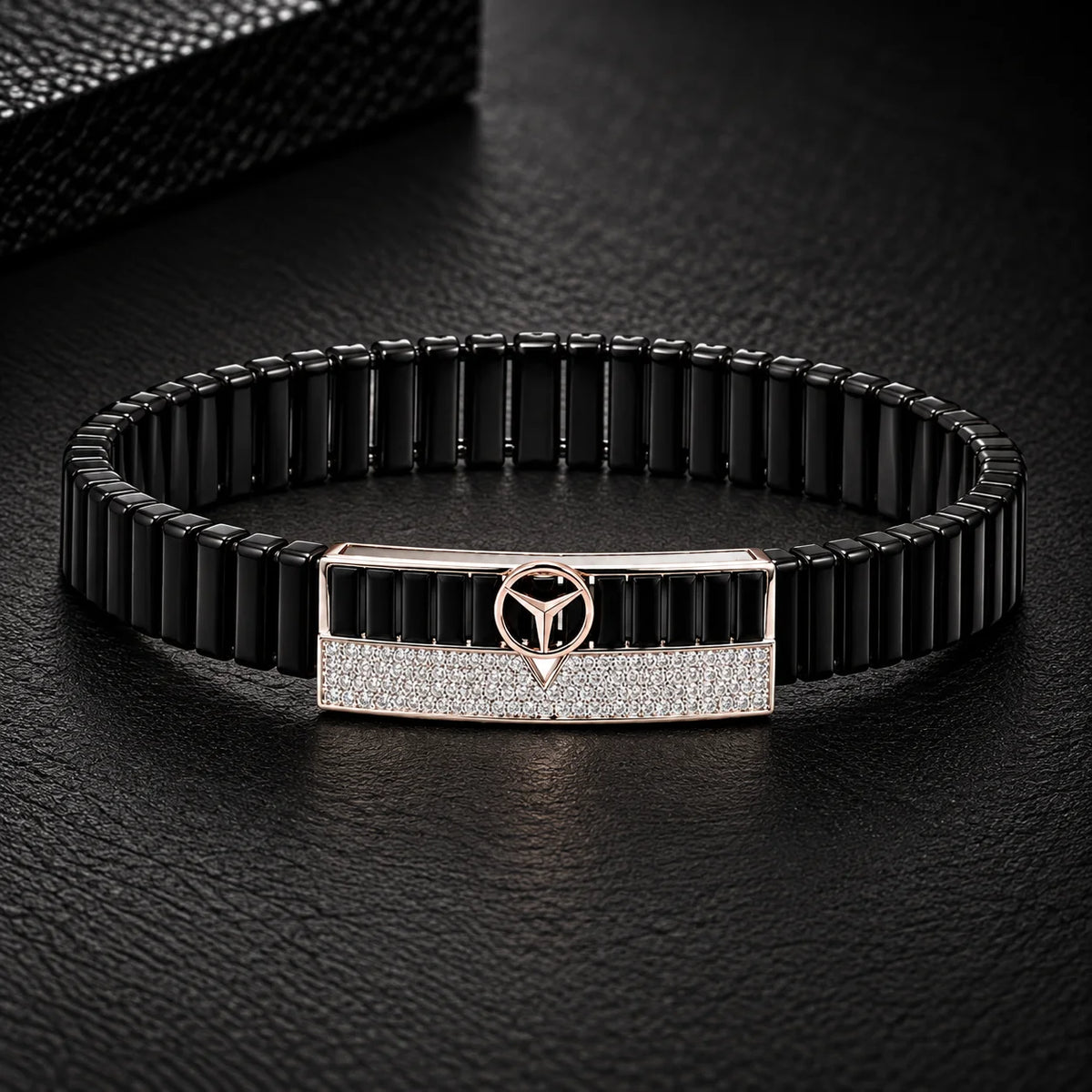 NOIR Stretch Sterling Silver Bracelet