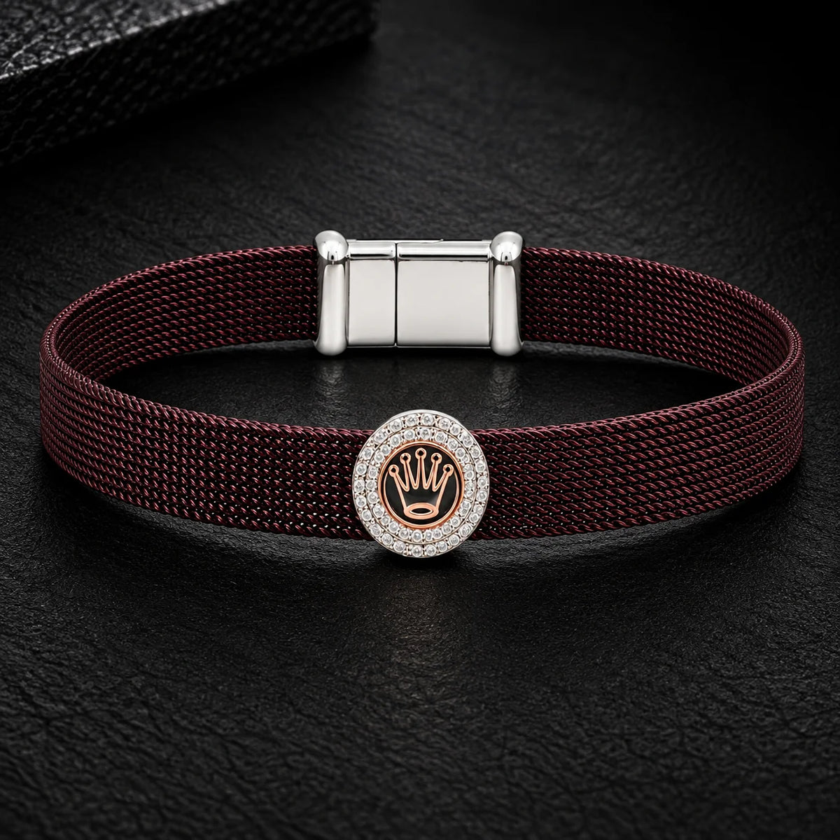 Royal Crown Sterling Silver Bracelet
