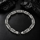 Trefoil Link Sterling Silver Bracelet