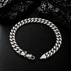 Sleek Cuban Curb Sterling Silver Bracelet