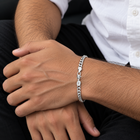 Curb Link Sterling Silver Bracelet
