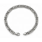 Cadence Geometric Link 925 Sterling Silver Bracelet