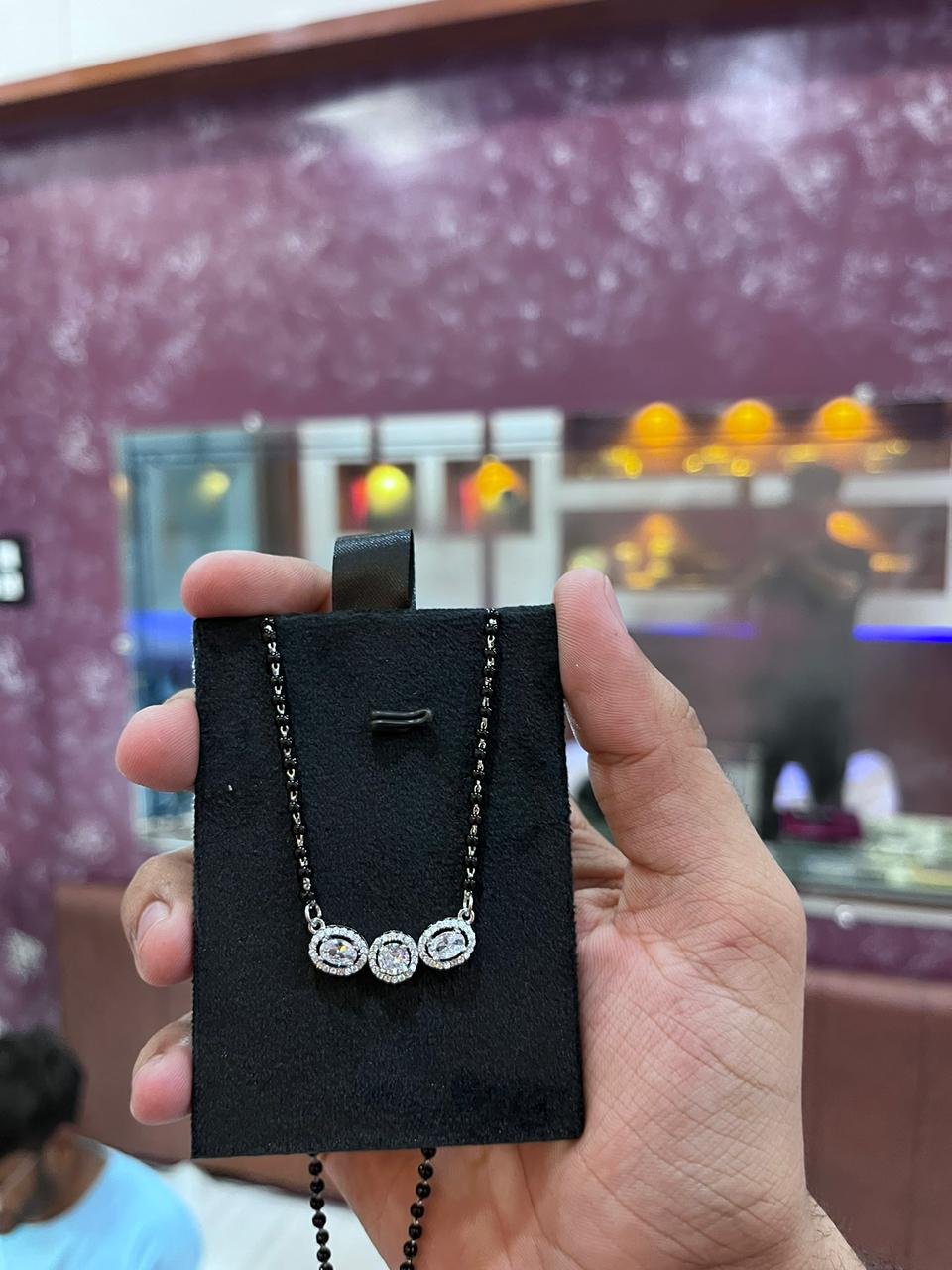 Silver Mangalsutra - Girls - 925 Silver - Mittal Jewellers