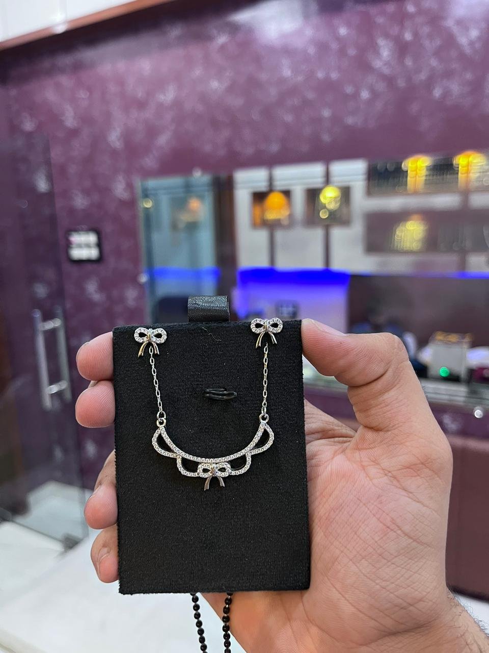 Silver Mangalsutra - Girls - 925 Silver - Mittal Jewellers