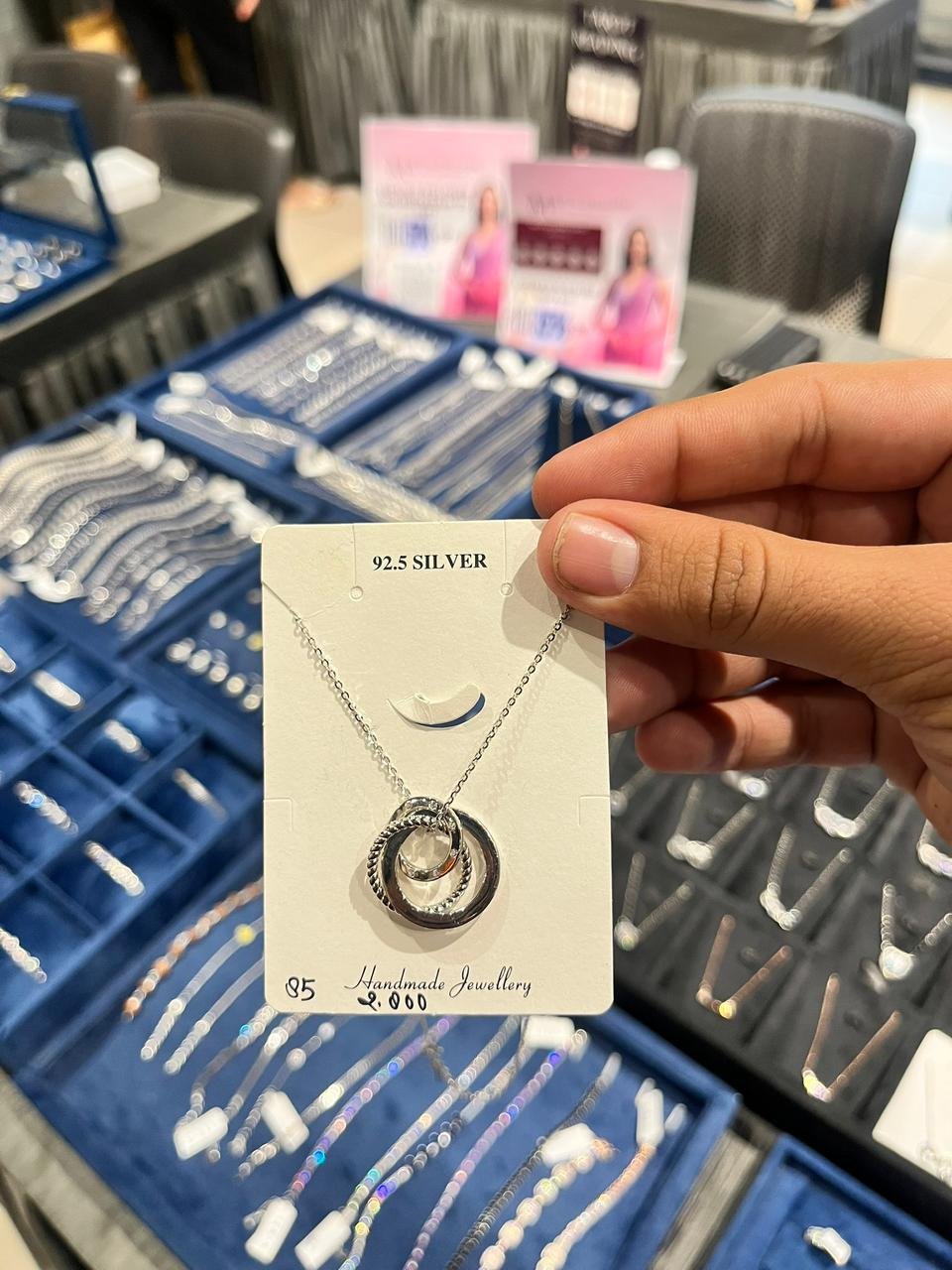 Silver Girls Chain Pendant - 925 Silver - Mittal Jewellers
