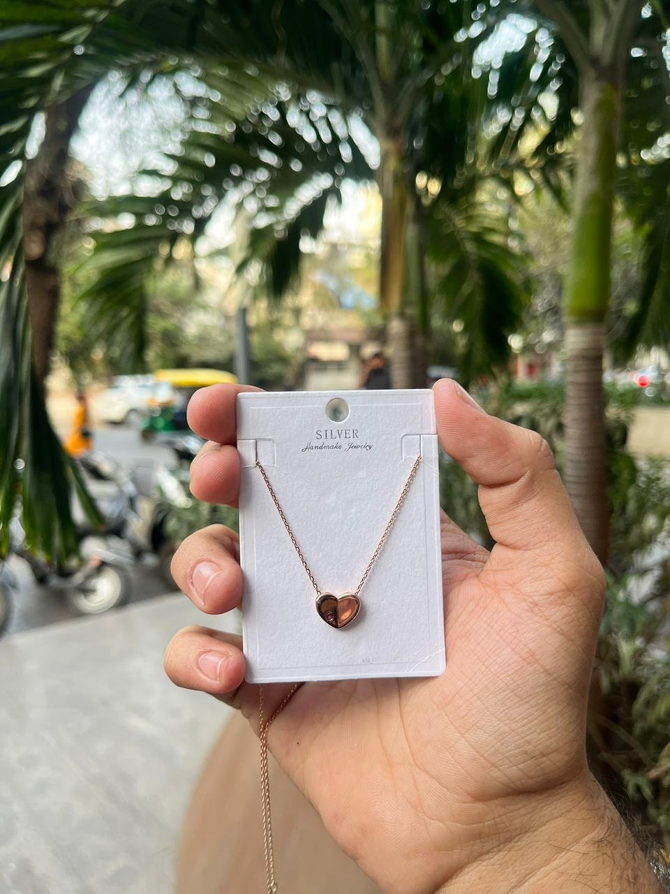 Silver Girls Chain Pendant - 925 Silver - Mittal Jewellers