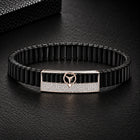 NOIR Stretch Sterling Silver Bracelet