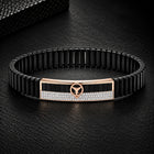 Royal Rolex Rose Gold Sterling Silver Bracelet