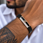 Royal Rolex Rose Gold Sterling Silver Bracelet