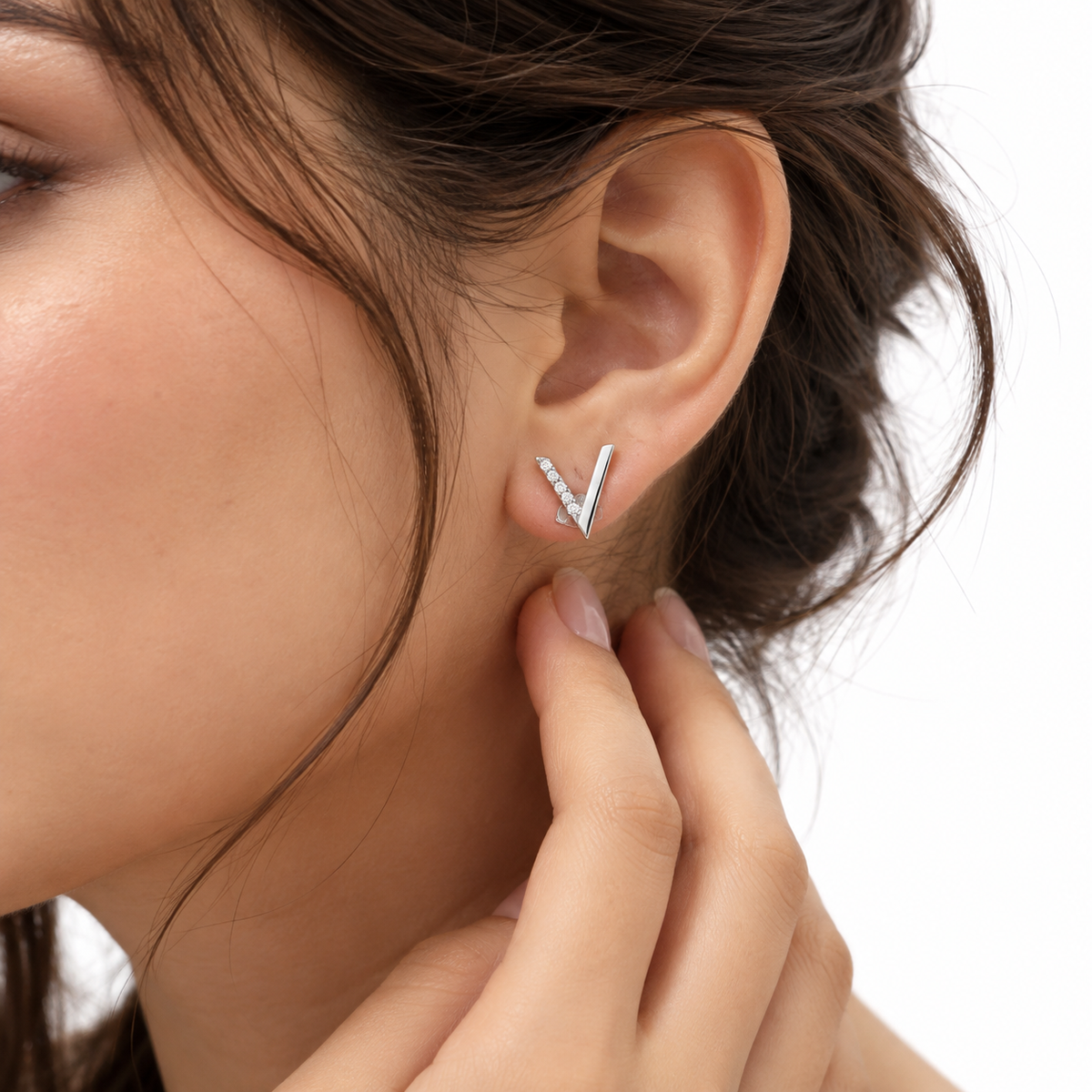 Silver Girls Stud - 925 Silver - Mittal Jewellers