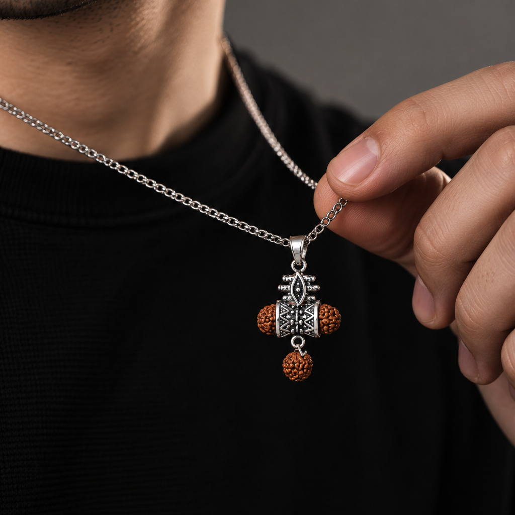 Silver Boys Pendant - 925 Silver - Mittal Jewellers